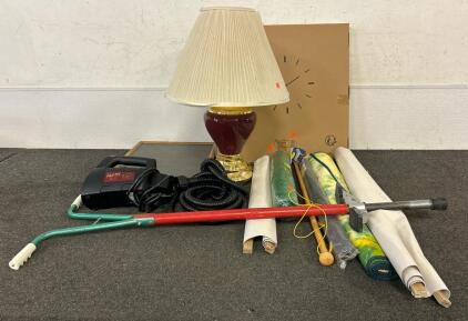 (1) Lamp, (1) Clock, And More