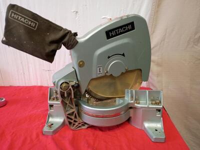 Hitachi C15FB Miter Saw. It Is A Heavy-Duty Miter Saw With A 15-inch Blade.