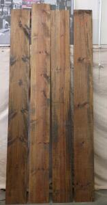 [4] Stained 1x12 Boards 9ft Long