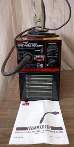 Century 85 Amp Dual Purpose Wire Feed Welder 120v With Instruction Manual & Owners Guide