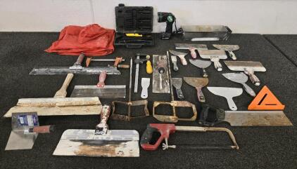 Collection Of Masonry & Plastering Tools