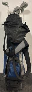 Vertx Golf Club Bag & (12) Wilson Golf Clubs