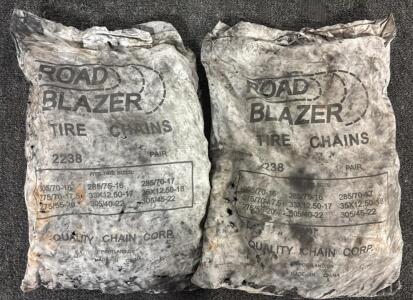 (2) Pairs of Road Blazer 2238 Tire Chains