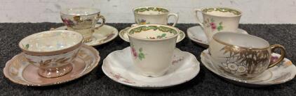 Collection of Porcelain Cups & Plates
