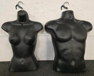 (2) Hanger Mannequins