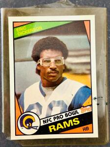 Vintage Eric Dickerson NFC Pro Bowl Rams Card