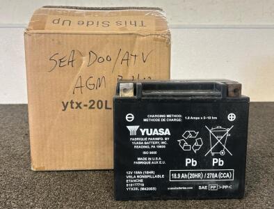 Powersports AGM 12V Battery (YTX20L)