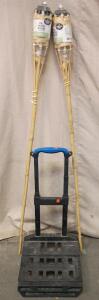 Arctic Zone AT Cart Dolly Cooler. [2] Tiki Bamboo Torch. 56" Tall