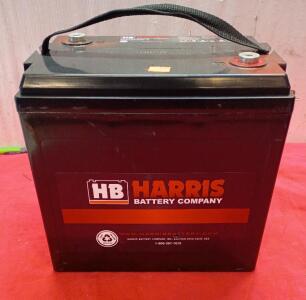 6v AGM Harris Battery 10"x10"x7"