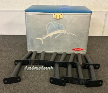 (1) Vintage Cronco Aluminum Cooler And More