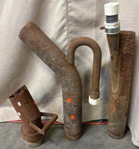 Dredge Nozzle, Pipe, And Power Jet