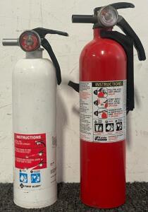 (2) Multipurpose Dry Chemical Fire Extinguishers