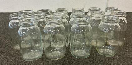 (16) Various Mason Jars