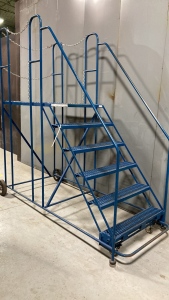 Six step warehouse ladder