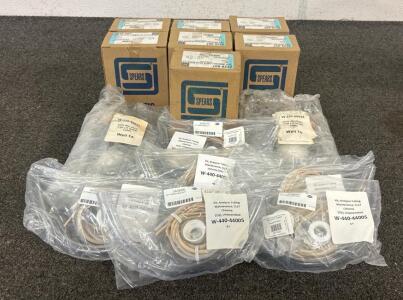 (7) Plastic Valves (2) APG Ultrasonic Level Sensor, Chlorine Kits, And More