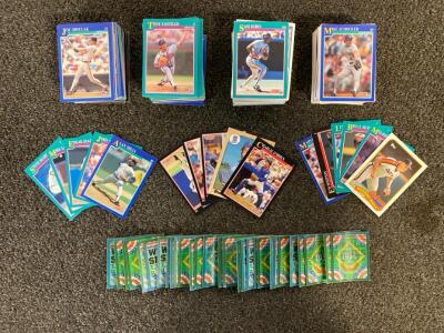 1991-1993 Topps And Score MLB Baseball, Workd Series Lithograph Trivia Cards