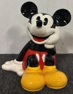 Vintage Disney&rsquo;s Mickey Mouse Ceramic Cookie Jar
