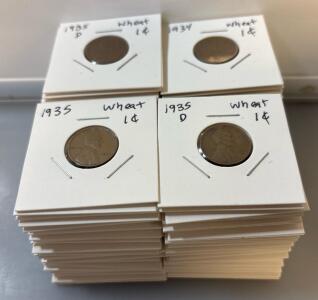 (100) 1930&rsquo;s Wheat Cent Pennies