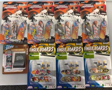 (8) Packs Of Collectible Finger Skateboard