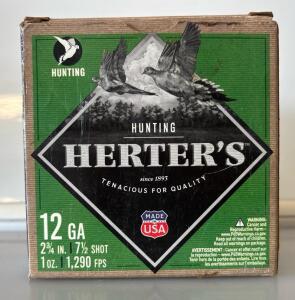 Hunting Herter&rsquo;s 12 GA 25 Shotgun Shell Ammunition (Since 1893)