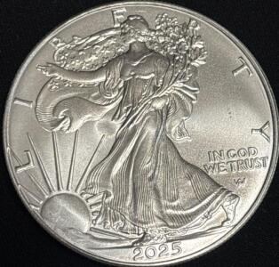 2025 American Silver Eagle &ldquo;Walking Liberty&rdquo; coin