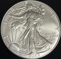 2025 American Silver Eagle &ldquo;Walking Liberty&rdquo; coin