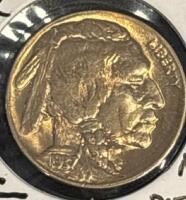 1937-D MS68 RARE MINT ERROR GEM BUFFALO NICKEL - 3