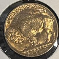 1937-D MS68 RARE MINT ERROR GEM BUFFALO NICKEL - 4
