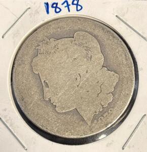 1878 Morgan Silver Dollar Coin