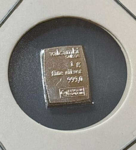 Valcambi Suisse 1G .999 Fine Silver Bar