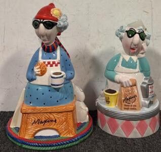(2) Vintage Hallmark &ldquo;Maxine&rdquo; Ceramic Cookie Jars