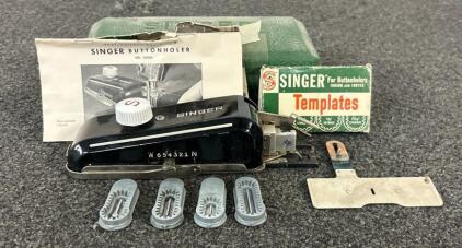 (1) Vintage Singer ButtonHoler