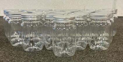 (23) Plastic Mini Jars