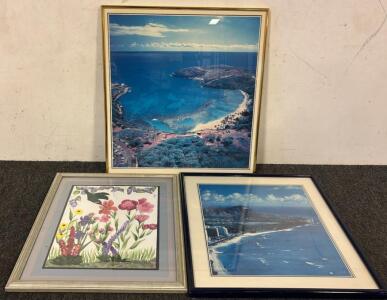 (3) Beautiful Framed Portraits/Paintings