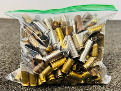 Bag Of Mixed Brass Includes: 9mm, 38 Special, 357 Mag, 445 Super Mag, 45 Auto, and More