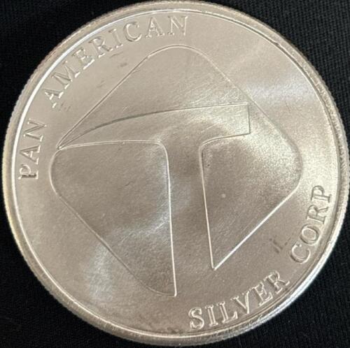 Troy 1oz .999 Fine Silver Pan American Silver Corp Coin
