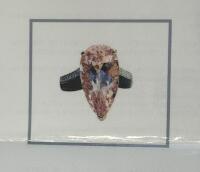 14K Rose Gold Ladies' Diamond & Morganite Ring, 7.03 Carat Pear Shape - 4