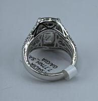 Platinum Ring with 7.77 CTW Sapphire & 1.04 CTW Diamonds, GIA Certified - 3
