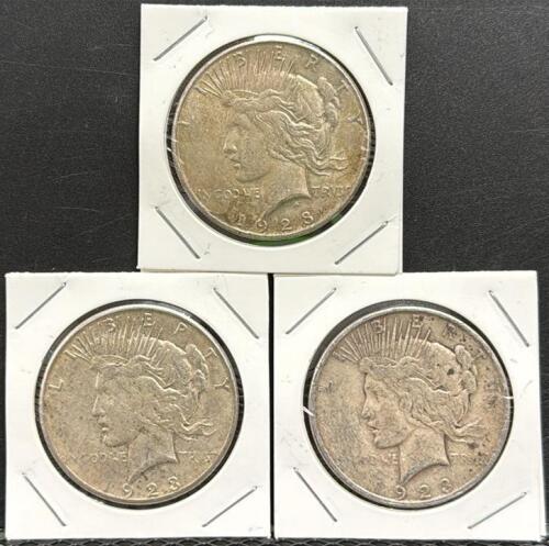 Peace Dollar Coins Dated Between 1921-1928 And 1934-1935, United States, Silver Composition
