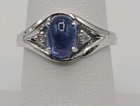 Silver Genuine Tanzanite Ring 1.77Ct - 2