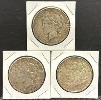 Peace Dollar Coin,dated between 1926-1928, $1 Denomination, 90% Silver, US Mint