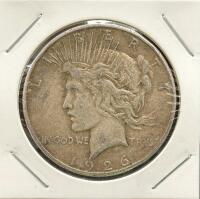 Peace Dollar Coin,dated between 1926-1928, $1 Denomination, 90% Silver, US Mint - 2
