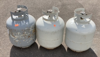 (3) Propane Tanks