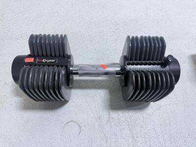 (1) SA Gear Adjustable Dumbbell- Ranging From 5-50 Pounds