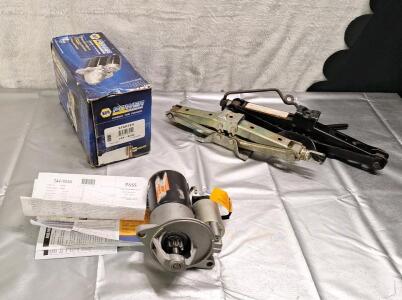 (1) NAPA Starter 244-9240 & (2) Scissor Jacks