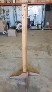 Wooden Coat Rack 59.5"