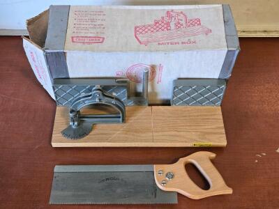 Vintage Craftsman Miter Box Set in Original Packaging