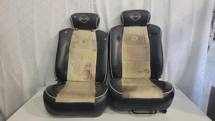 (2) Ford Harley Davidson Seats