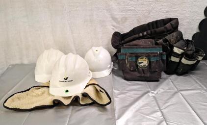 (3) Hardhats & (1) GatorBack Toolbelt