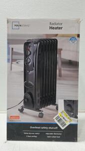 (1) Mainstays Radiator Heater, *Like New*